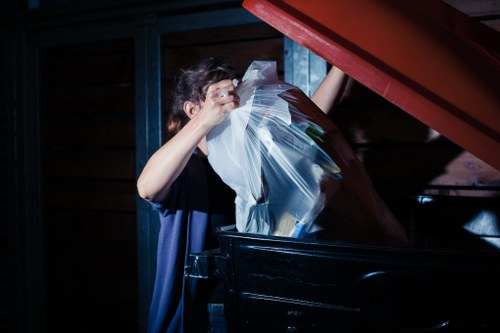 Trash removal service truck in Keilor