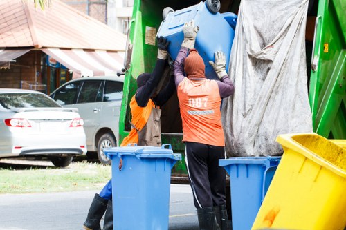 Recycling process in Marrickville's waste management